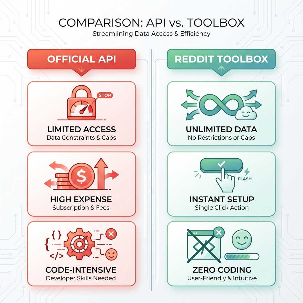 API vs Toolbox Comparison